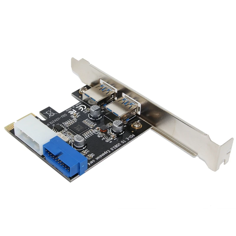 Внешний 2 порта USB3.0+ внутренний 19Pin разъем PCIe карты 4Pin IDE разъем питания