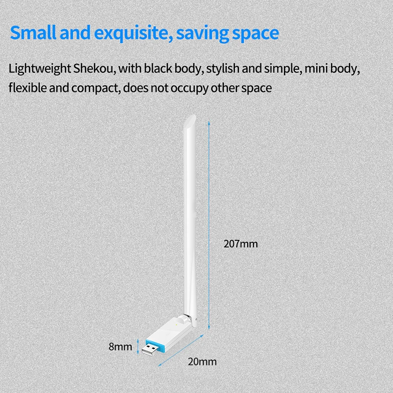 GLU2 150 Мбит/с беспроводной сетевой адаптер с высоким коэффициентом усиления
