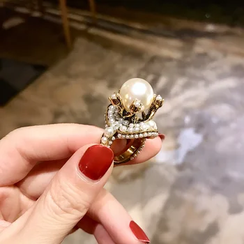 

14K Gold Filled White Pearl Ring for Women Fine Bijoux Femme Jewellery Anillos De Bizuteria Natural Pearl Gemstone Ring Anel