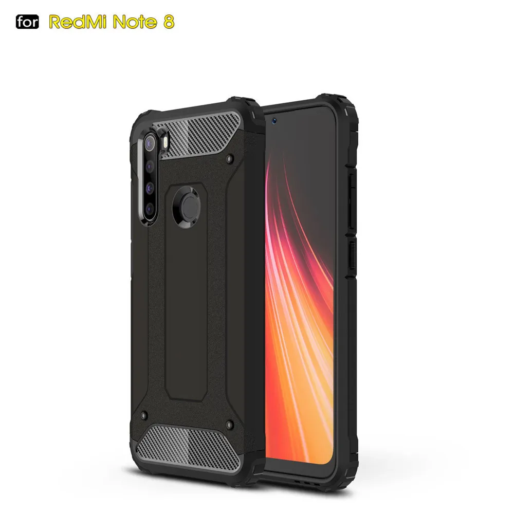 1 шт. Модный чехол для телефона Xiaomi note8 diamond iron A pc TPU два в одном Чехол для мобильного телефона