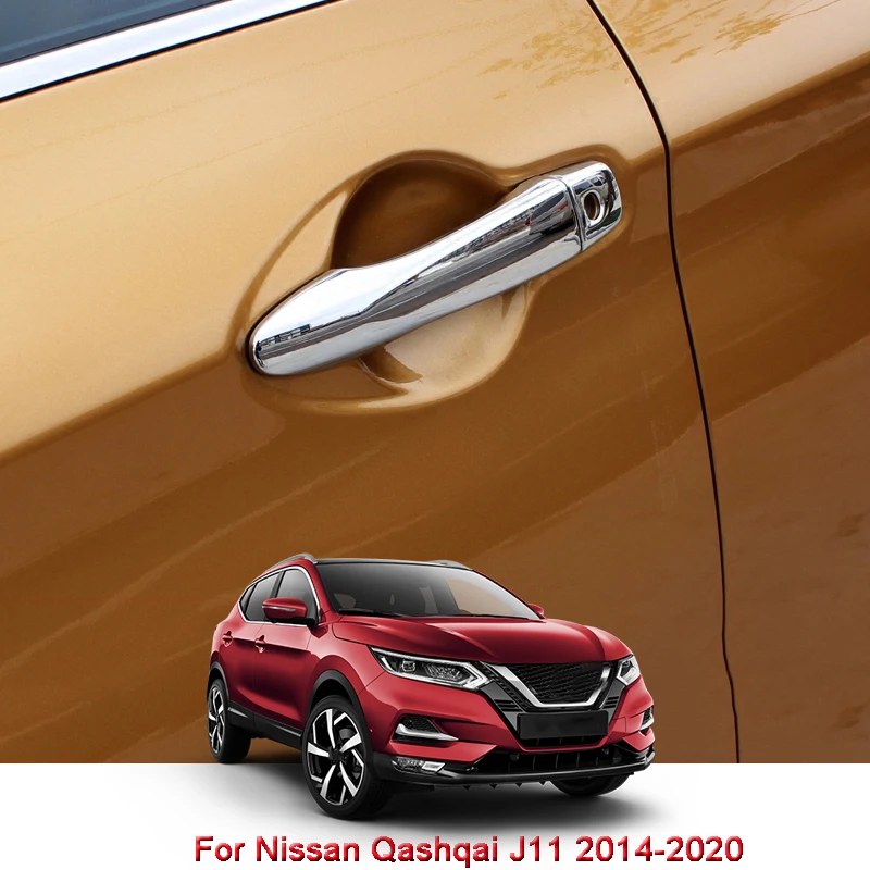8 шт. автомобильный Стайлинг для Nissan Qashqai J11 2014-2020 автомобиля ABS дверная ручка чаша