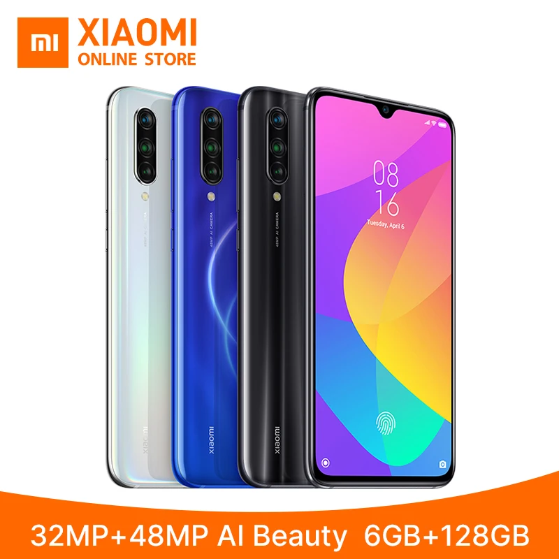 Глобальная версия Xiaomi Mi 9 Lite(Xiaomi Mi CC9) 6GB 128GB Смартфон Snapdragon 710 Android 4030mAh 6,39 ''AMOLED телефон nfc