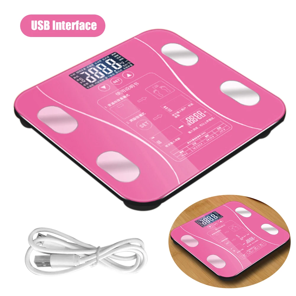 High Precision Weighing Scale For Body Fat Scales Electronic Weight Scale Digital BMI Scales Water Mass Health Body Analyzer