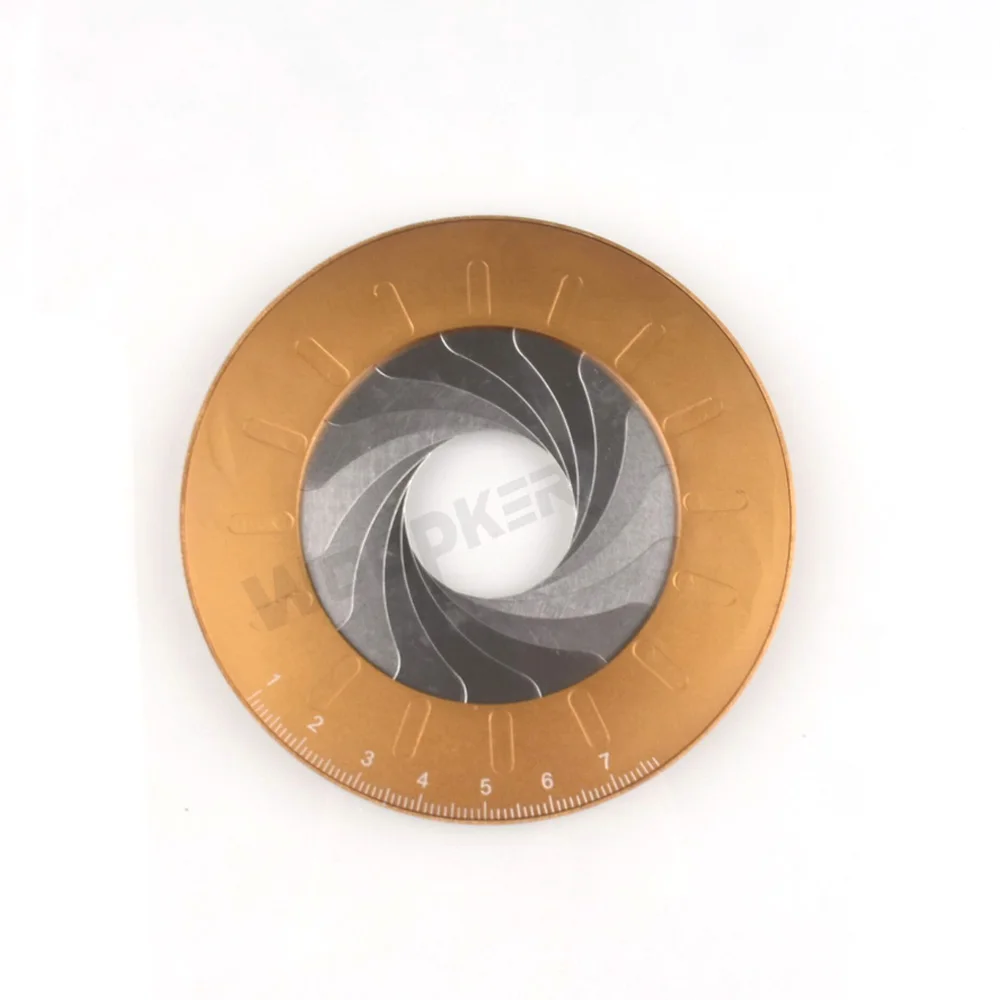 Точная математическая измерительная линейка из нержавеющей стали круглый