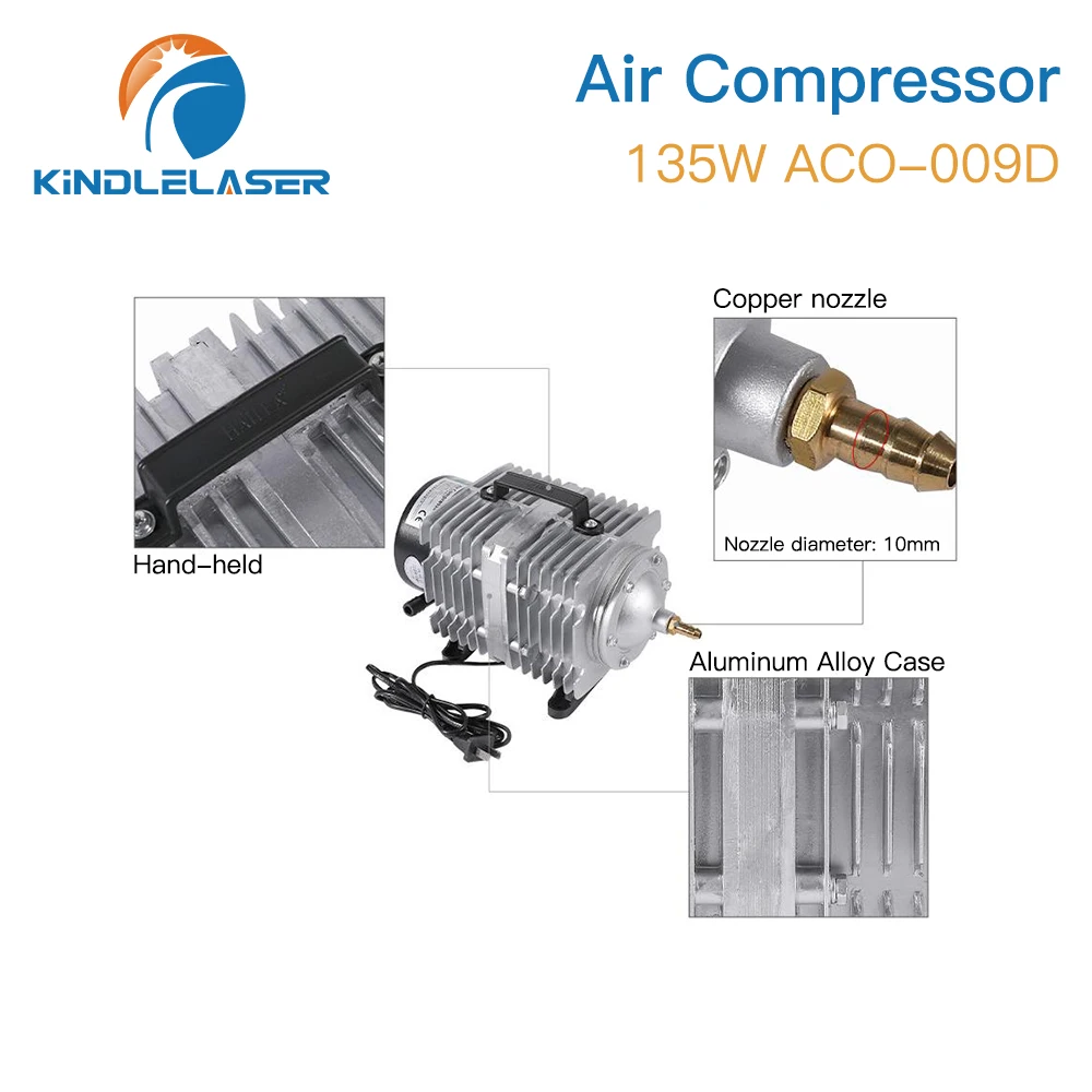 air Assist Compressor air pump for CO2 Laser Cutter ZuRong 80W - AliExpress