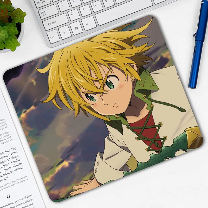 

Hot Sale Popular The Seven Deadly Sins Meliodas Gaming Mouse Pad Gamer Computer Mousepad Keyboard Desk Game Mause Mice Mat