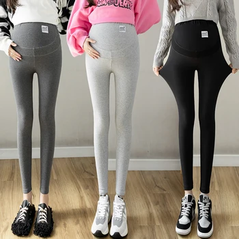 Spring pregnant women leggings good quality maternity skinny belly pants stretched cotton trousers pregnancy yogo trousers M-4XL