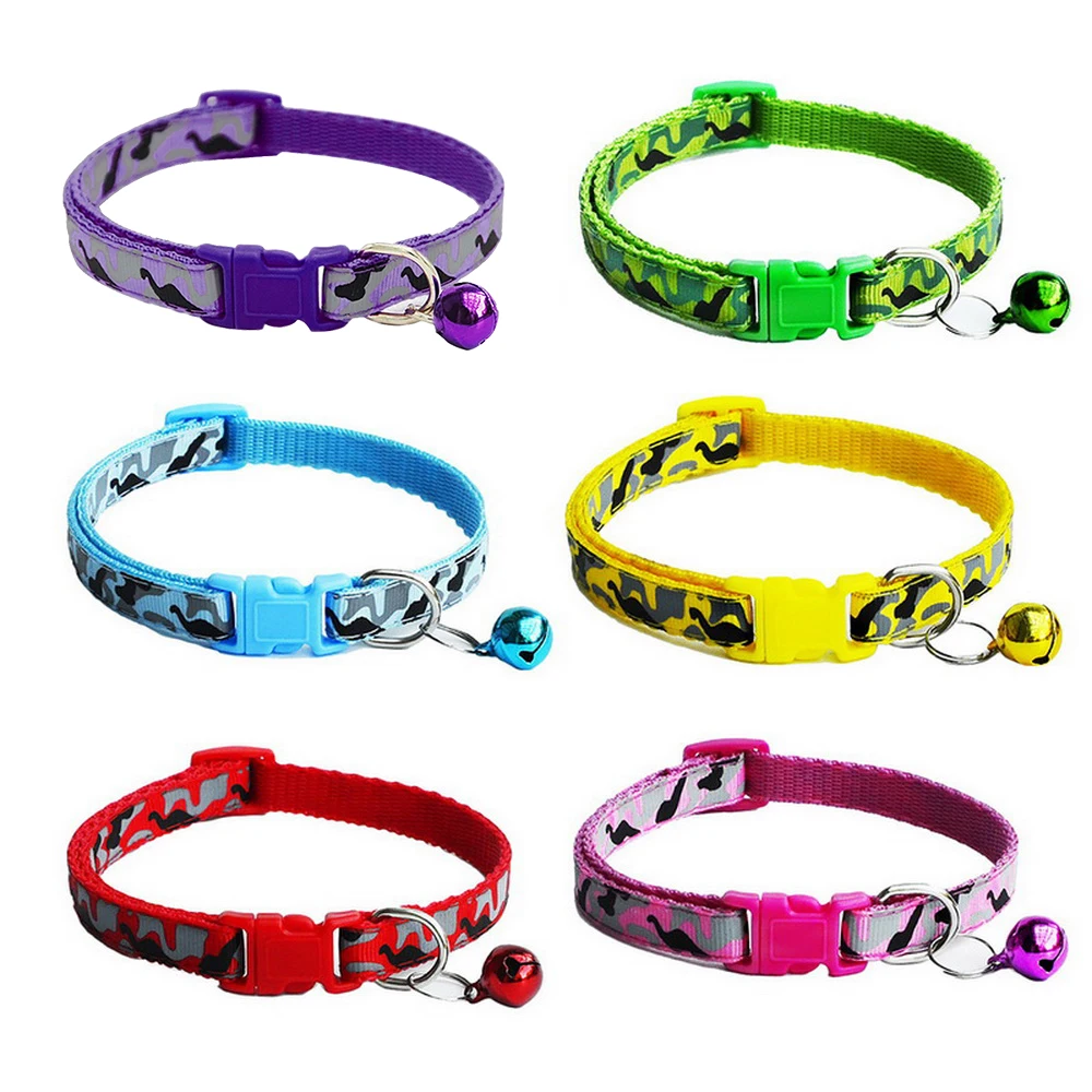 Adjustable Cat Collar Bell Collar For Cats Puppy Collars Cats Kitten Cat Collar Pet Lead Leashes Pet Supplies Products