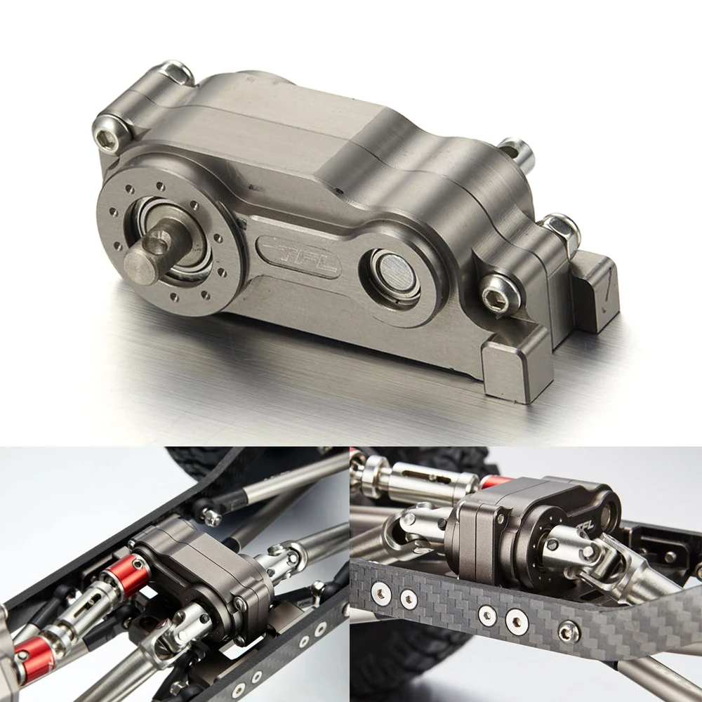 

Transfer Case Assembly Parts Upgraded for AXIAL SCX10 / TFL T10-Pro/ D90 /TFL T-10 pro RC Cars