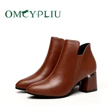 Boots Women 2019 Winter Booties Designer Fashion Woman Ankle Plus size Ladies Shoes High heels Boot Female Shoe Botines Mujer