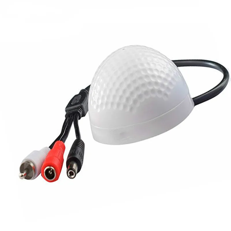 Mini micrófono de vigilancia de seguridad CCTV, dispositivo de entrada de Audio de alta sensibilidad con voz Natural transparente de poco ruido