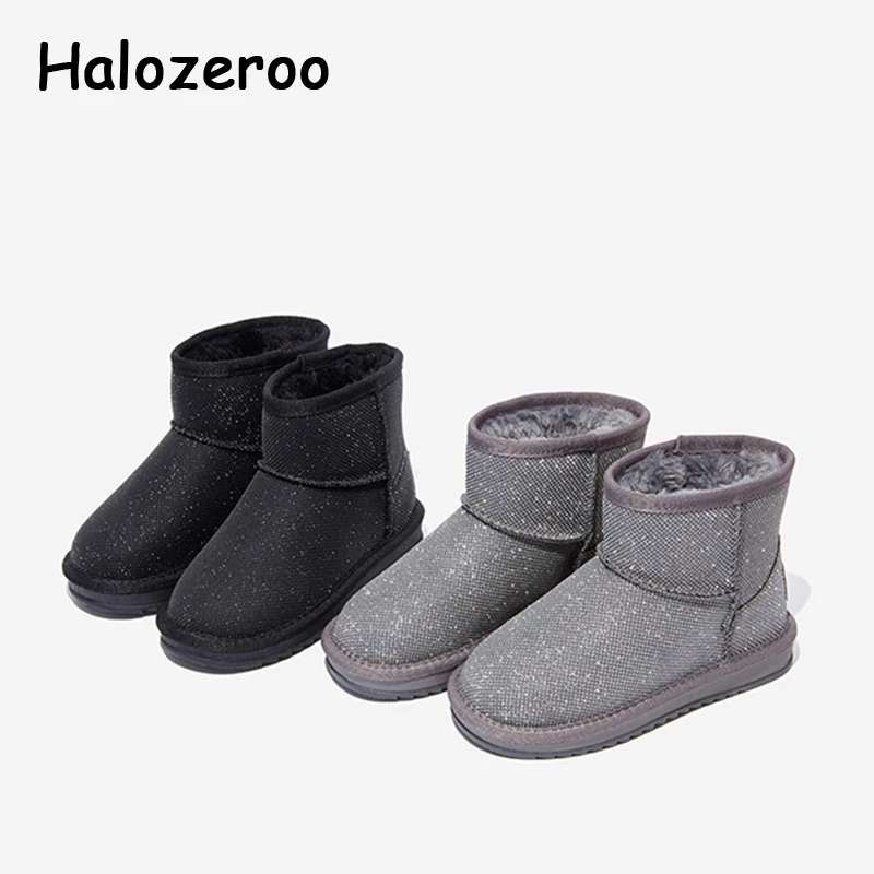 black snow boots for girls
