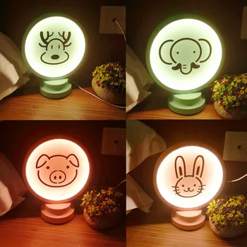 

Creative Night Light Craft Decoration USB Cable Table Lamp For Kids Rooms Home Decor Lamp Convenient Bedside Led Light