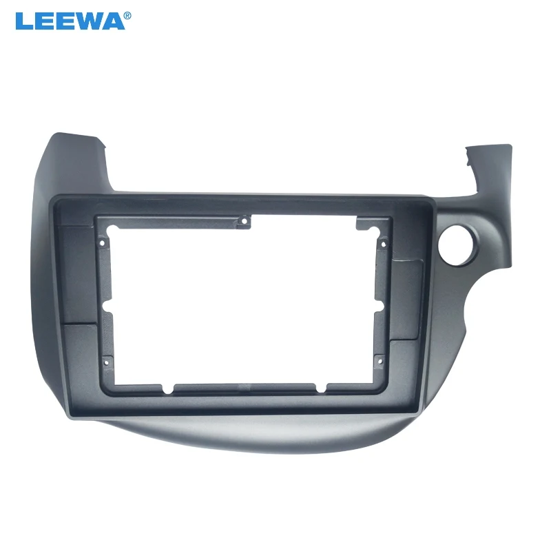 LEEWA стерео аудио 2Din фасции рамка для Honda Fit 08-13(RHD) 10," большой экран CD/DVD плеер лицо тире крепление отделка комплект#6203