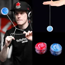 Быстро раскупаемый 1 шт. красочные волшебные игрушки йойо для детей Пластик легко носить с собой игрушка Йо-Йо вечерние мальчик классический смешной yoyo мяч надувные игрушки подарок