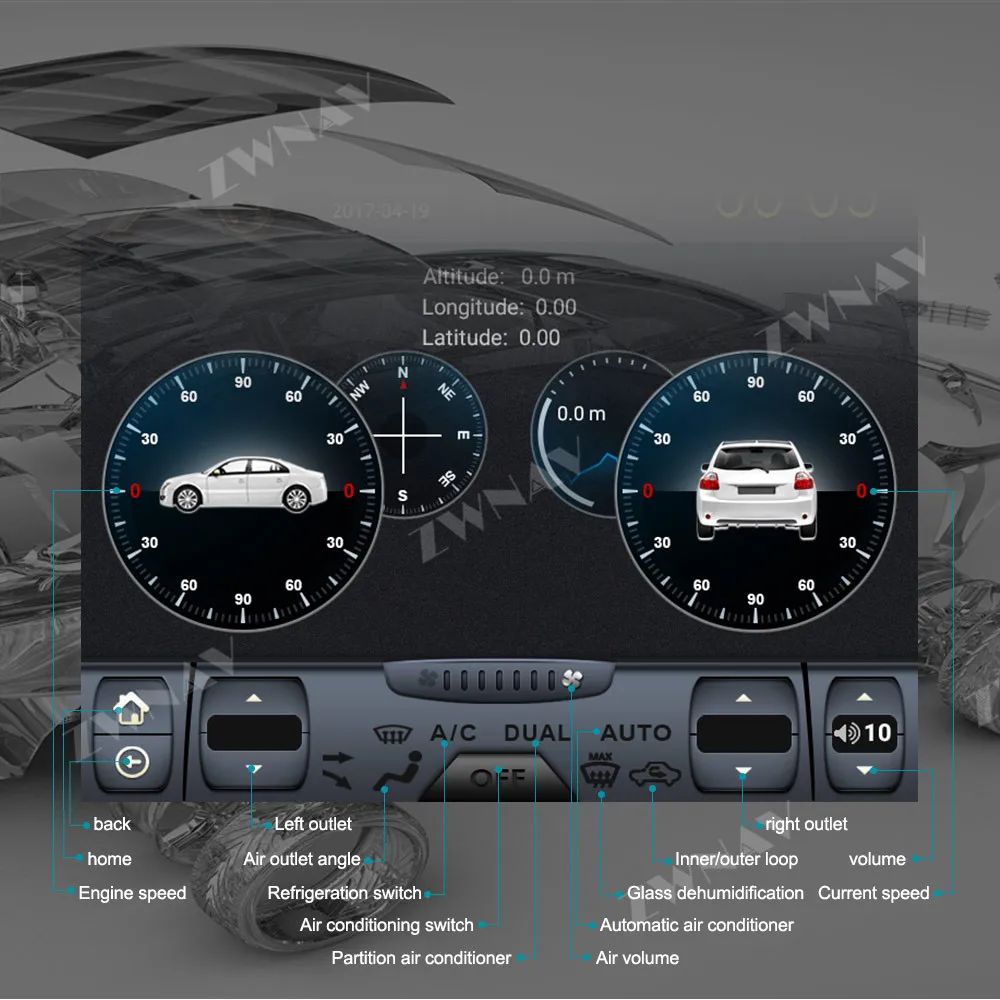 Tesla style 4 Гб DSP Android 9,0 Автомобильный gps навигация для Chevrolet CRUZE 2008-2012 головное устройство мультимедийный плеер радио магнитофон