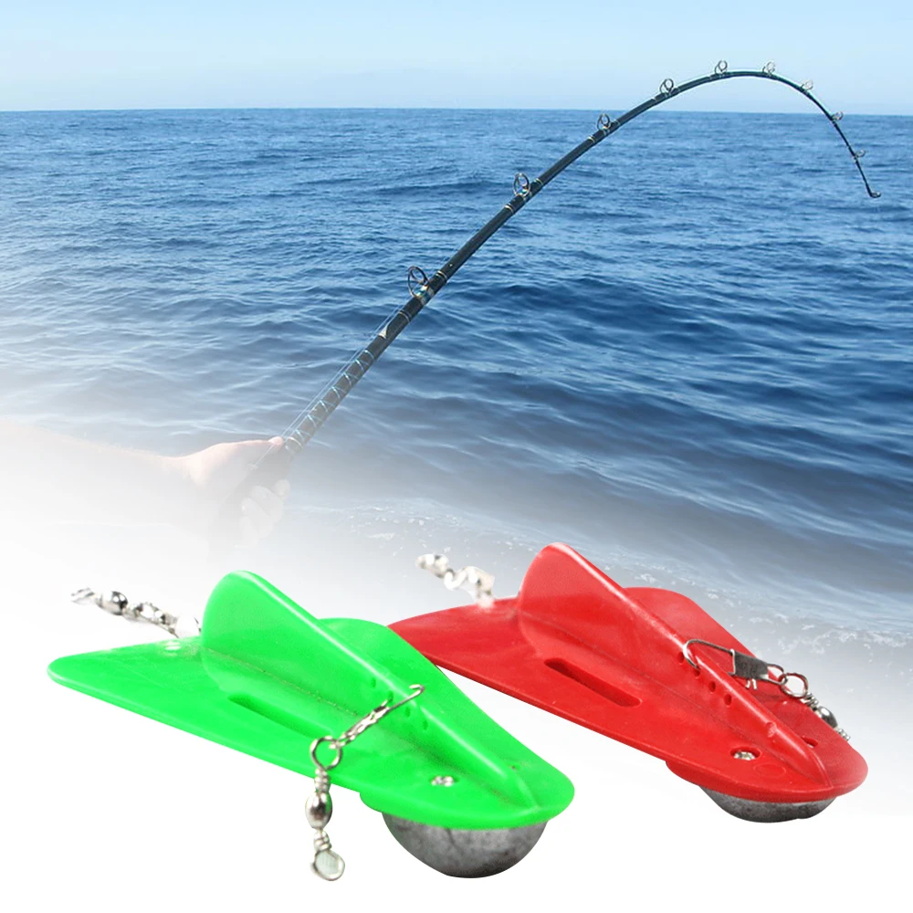 

1pc Plastic Diving Board Outdoor Water Sport trolling board Fishing Supplies Belt Lead Belt Swivel Boat Fishing Deep Sea Fishing