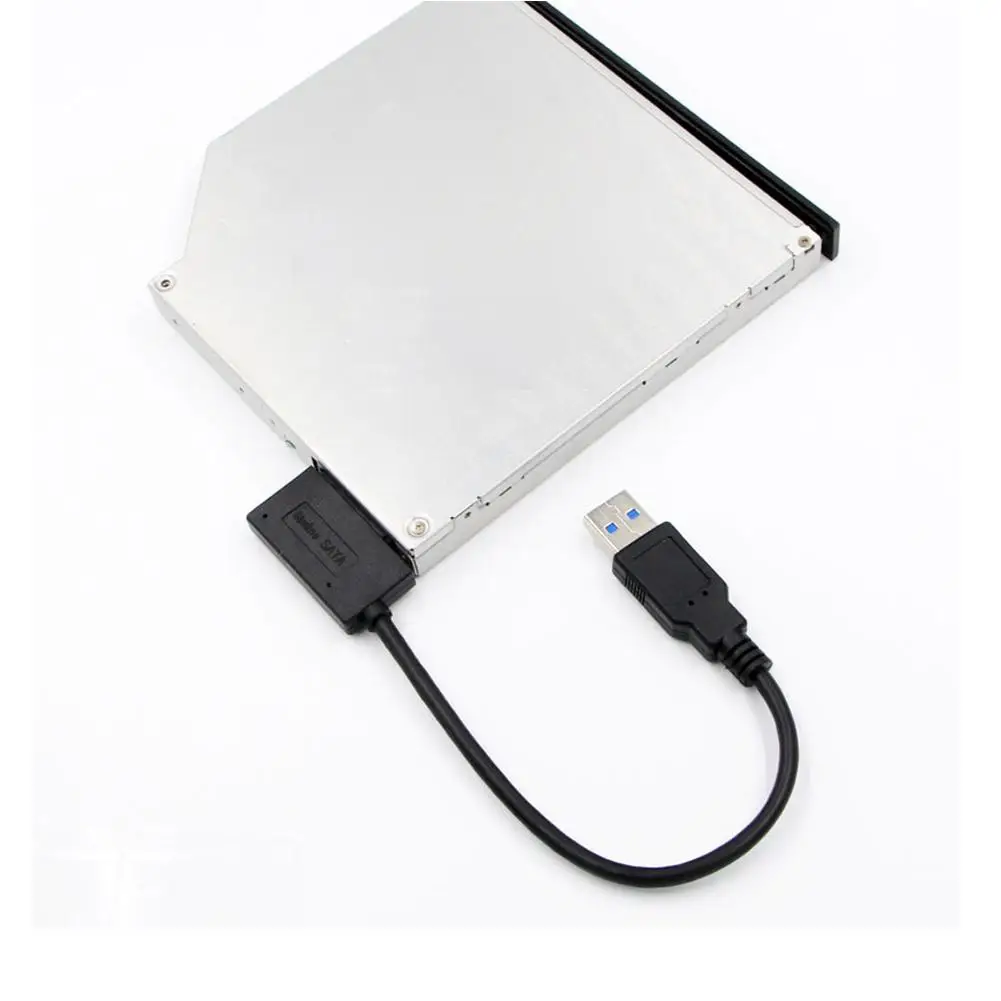 Кабель-адаптер 0 3 м USB на SATA 7 + 6 Pin внешний жесткий диск конвертер для оптических