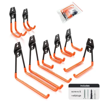 

Warehouse Garage Storage Utility Hooks Set For Organizing Power Tools Ladders Heavy Duty Holder Hook Orange Drop Shipping Sale