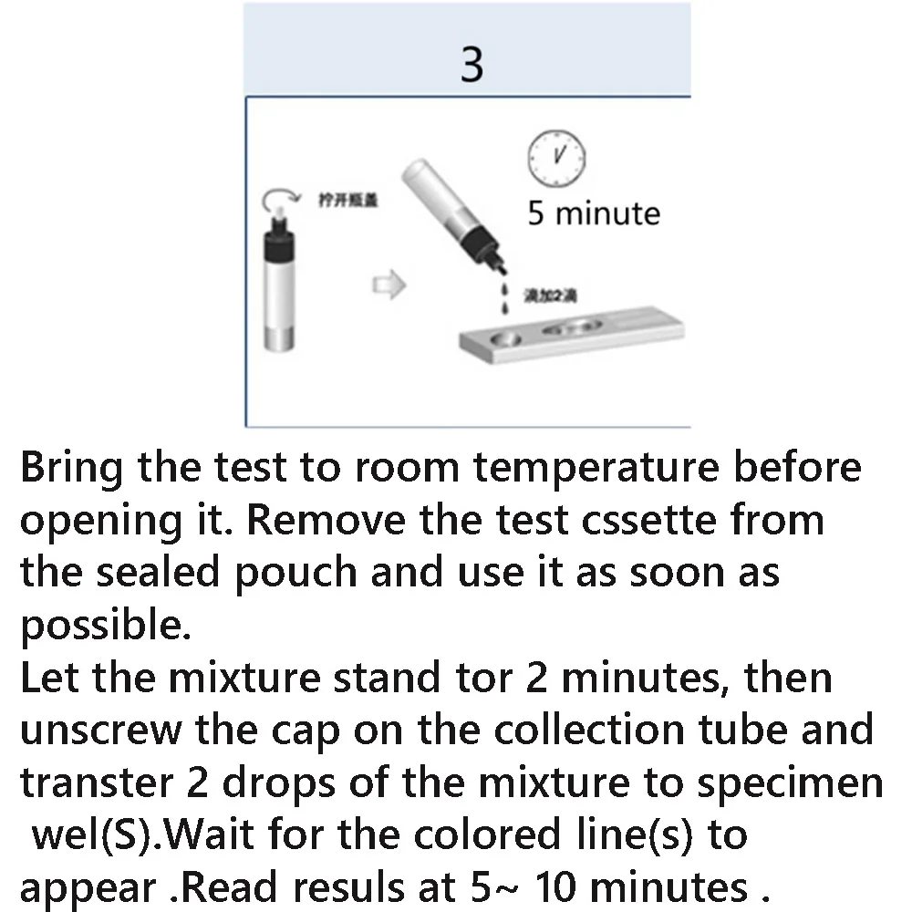 Male Semen Rapid Test Kit Tester Pcs Ovulation Test Sperm Vitality 
