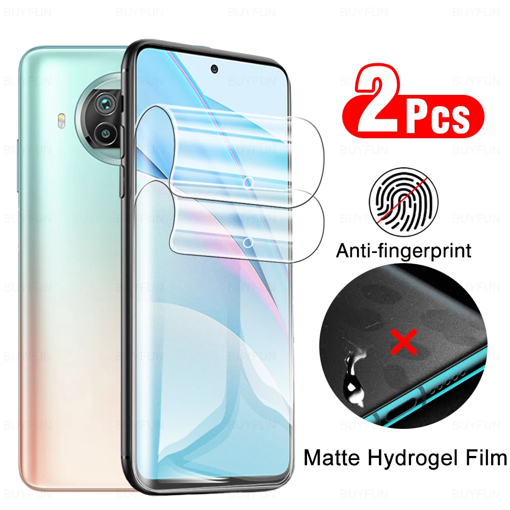 2pcs Matte Antifingerprint Hydrogel Film For Xiaomi Mi 10t Lite 5g