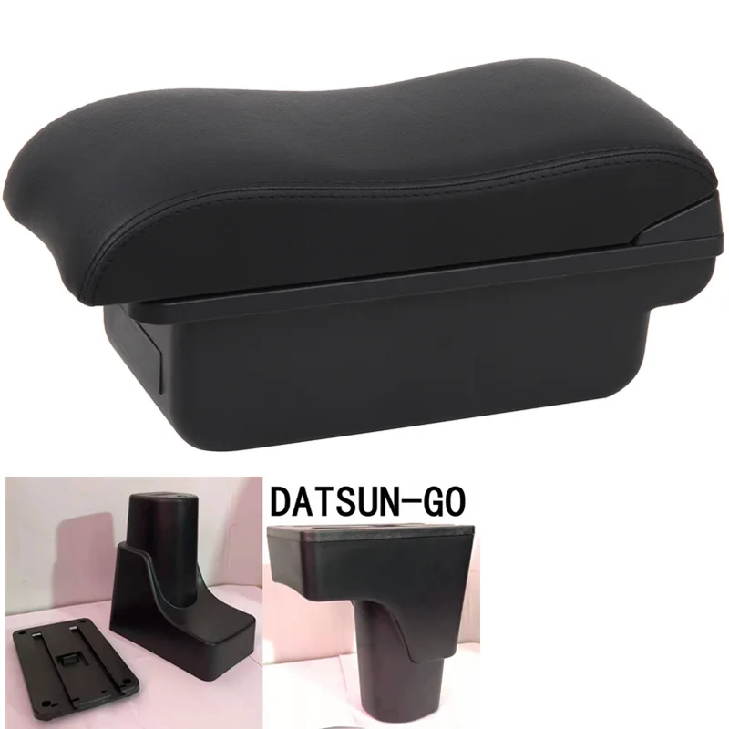 

For Datsun-Go armrest box central Store content box products interior Armrest Storage car-styling accessories part