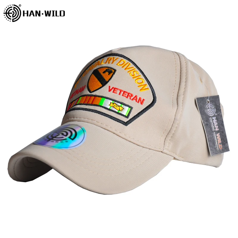 

HAN WILD Embroidered Hiking Caps Fashion Baseball Cap Apparel Accessories Topee Gorro Hombre Verano Cavalry Hat Caps Snapback
