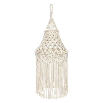 

Lamp Shade Boho Hanging Pendant Light Cover Modern Office Bedroom Living Room Nursery Dorm Room Bohemian Home Decor