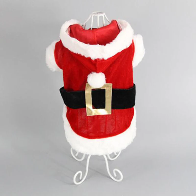 Красное рождественское платье для собак, пальто для косплея щенка, осенне-зимняя Рождественская юбка для собак, roupa cachorro, одежда для котят и щенков