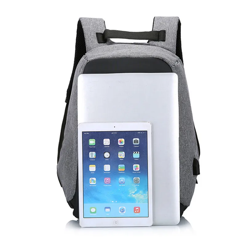 Men Laptop Rucksack Travel Backpack Women Large Capacity Business USB Charge College Student School Shoulder Bags Anti-theft Bag