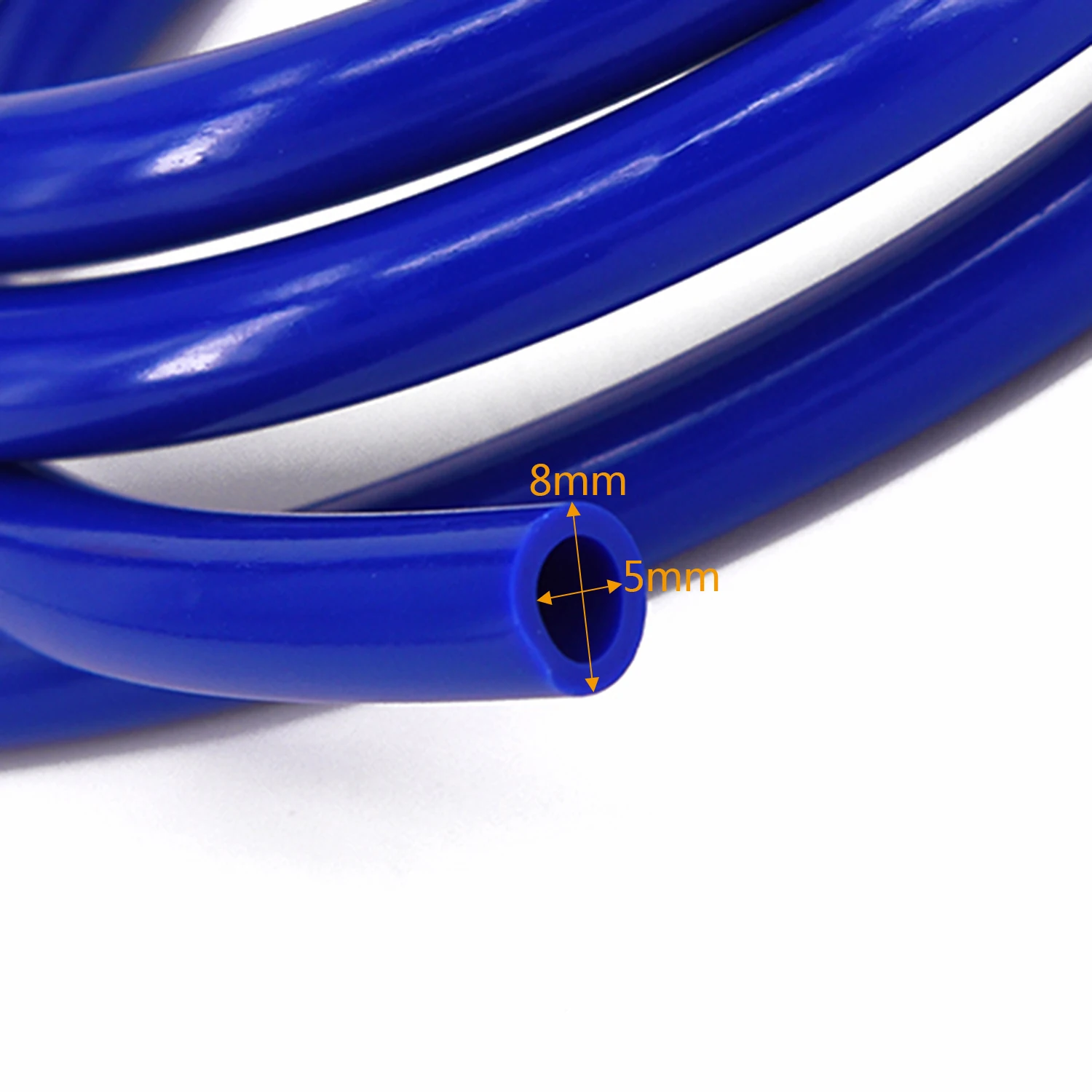 

Blue Petrol Pipe Flexible 5mm ID 8mm OD Oil Resistance Motorcycle Diesel
