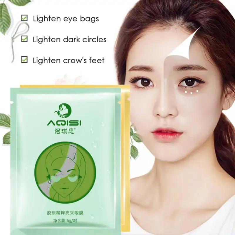 

1 Piece Collagen Eye Mask Anti-edema Double Eyelid Correction Patch Gel Eye Pad Remove Dark Circles Anti-wrinkle Eye Care TSLM2