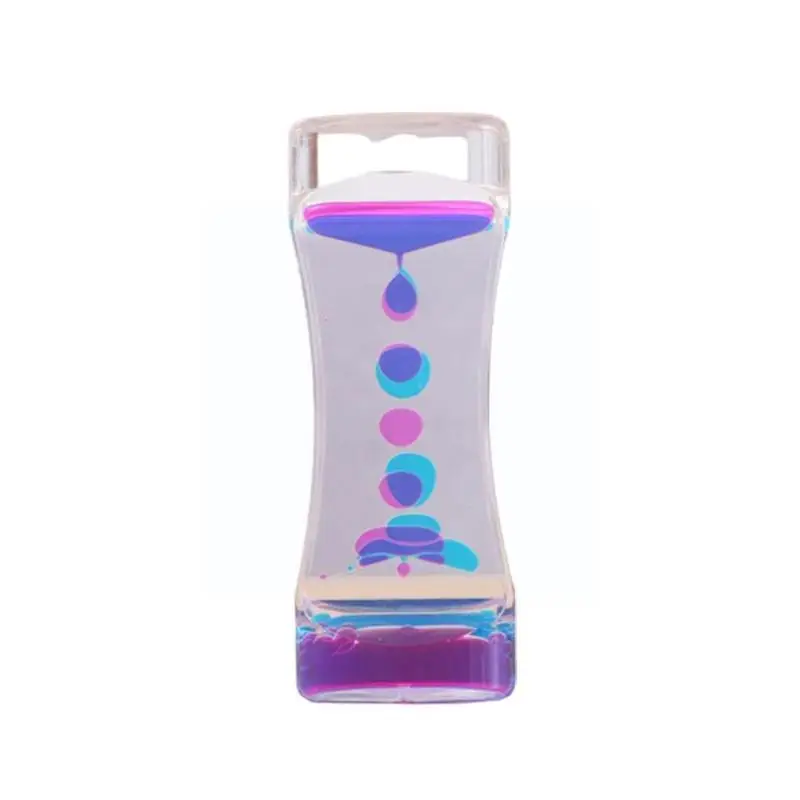 Autistic Sensory Toys Liquid Motion Bubbler Timer Colorful Liquid Bubbler ADHD Fidget Toy Calm Relax Desk Toy for Kids fidget toys stress relief toys childrens toys