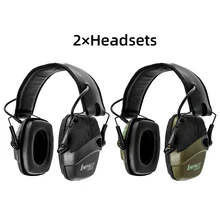 Electronic Shooting Earmuff Hearing Protective Anti-noise Headset Sound Amplification Tactical Hunting Ear Protection Headphone 2018 professional anti noise sport hunting earmuff shooting ear protection tactical hearing protector military police headphone