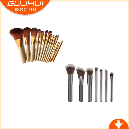 

Set of 12 makeup brushes set of makeup tools foundation brush makeup supplies GUJHUI rhyme color