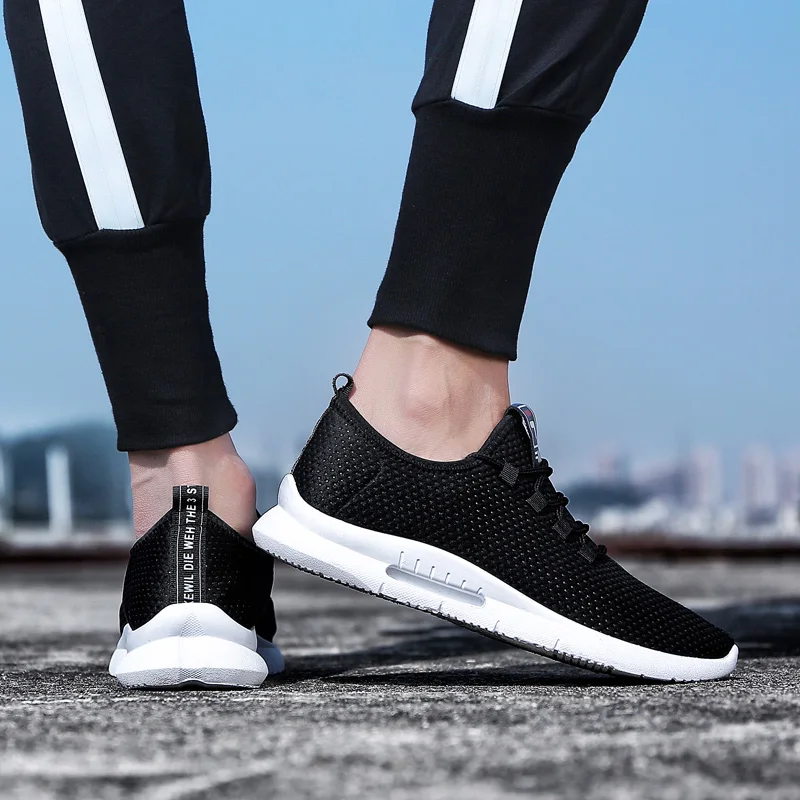 Pure Color Light Casual Shoes Mesh Cloth Men`s Shoes Breathable Walking Jogging Shoes Large Size Men`s Shoes 46 (17)