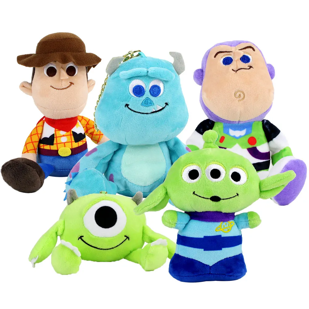 

6styles Toy Story Plush Toys Woody Buzz Lightyear Hamm Pig Soft Stuffed Plush Dolls Pendants For Gift