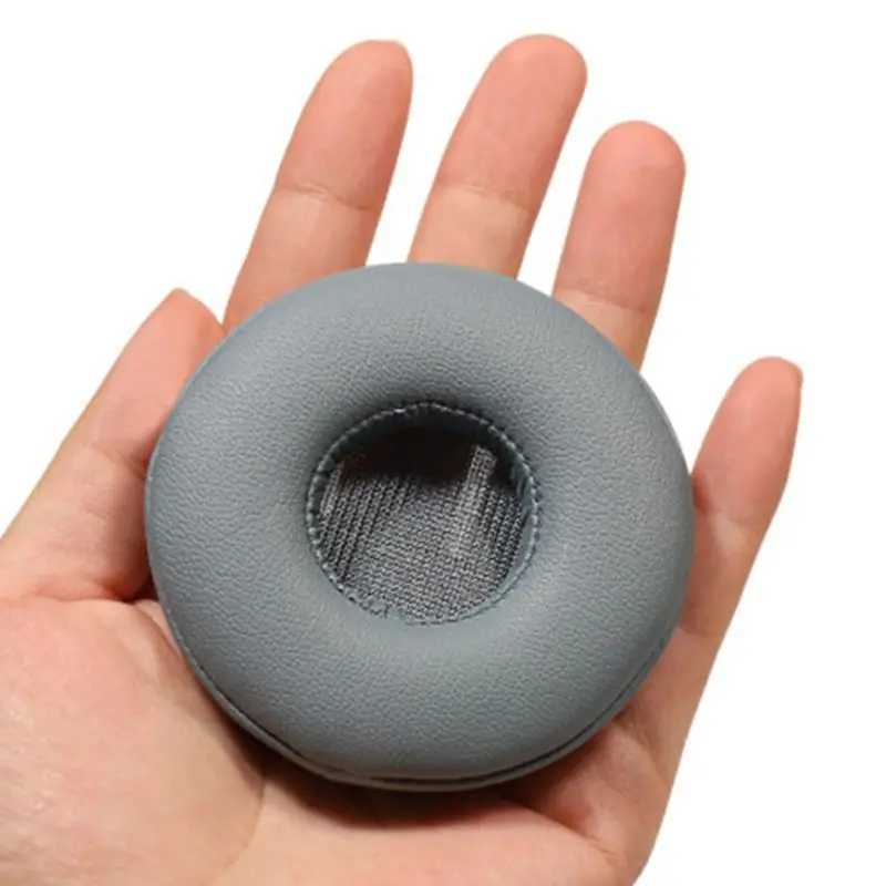 2PCS Durable Leather Earpads Replaced Ear Pads Cushions Cover for SN OY WH H810 Bluetooth Headphones