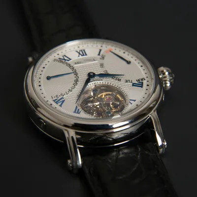 

Seagull Watch Sapphire Tourbillon Movement Mechanical Men Business Watch Week Display Alligator Leather Men Watch Montre Homme