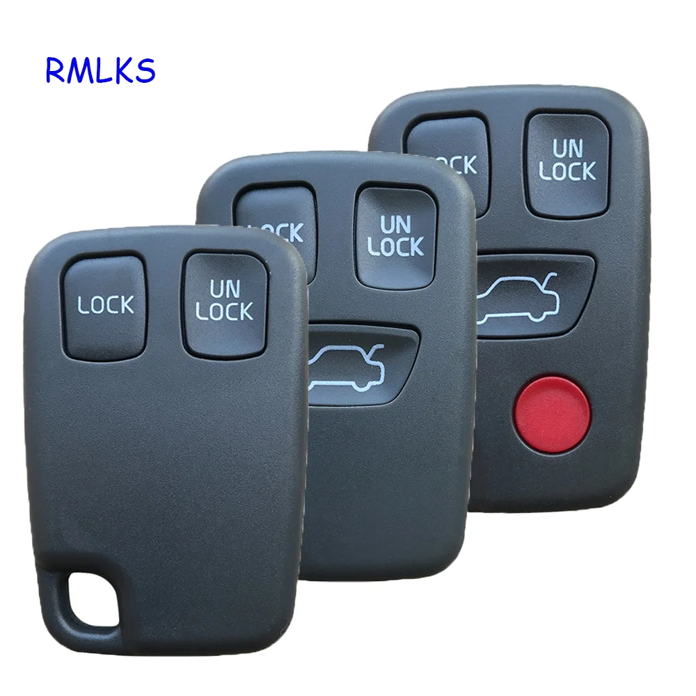 2/3/4 BUTTONS Remote FOB Car Key Shell Uncut Blade Case Replacement Auto Cover For VOLVO S70 V70 C70 S40 V40 | Автомобили и