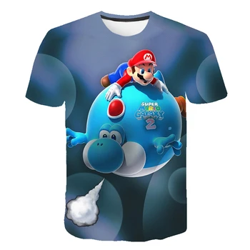 

Boys Mario Supersonic sonic Print Clothes Girls 3D Funny T-shirts Costume Children 2019 summer Clothing Kids Tees Baby Tshirts
