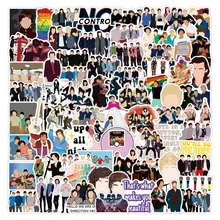 10/50100Pcs/set One Direction Band Harry Style Stickers for Kids Toy Bicycle Motorcycle Skateboard Laptop Waterproof DIY Decals