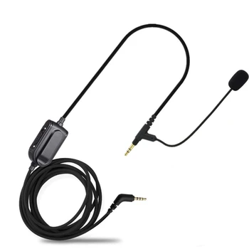 

VoIP Headphone Cable with Microphone for Boompro Gaming Headset V-MODA Crossfade M-100 LP LP2 M-80 Audio- Line with Mute