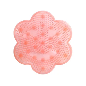 

Bath Massage Pad Silicone Suction Cup Bathroom Shower Mat Non-slip Foot Wash Back Massage Cushion can CSV
