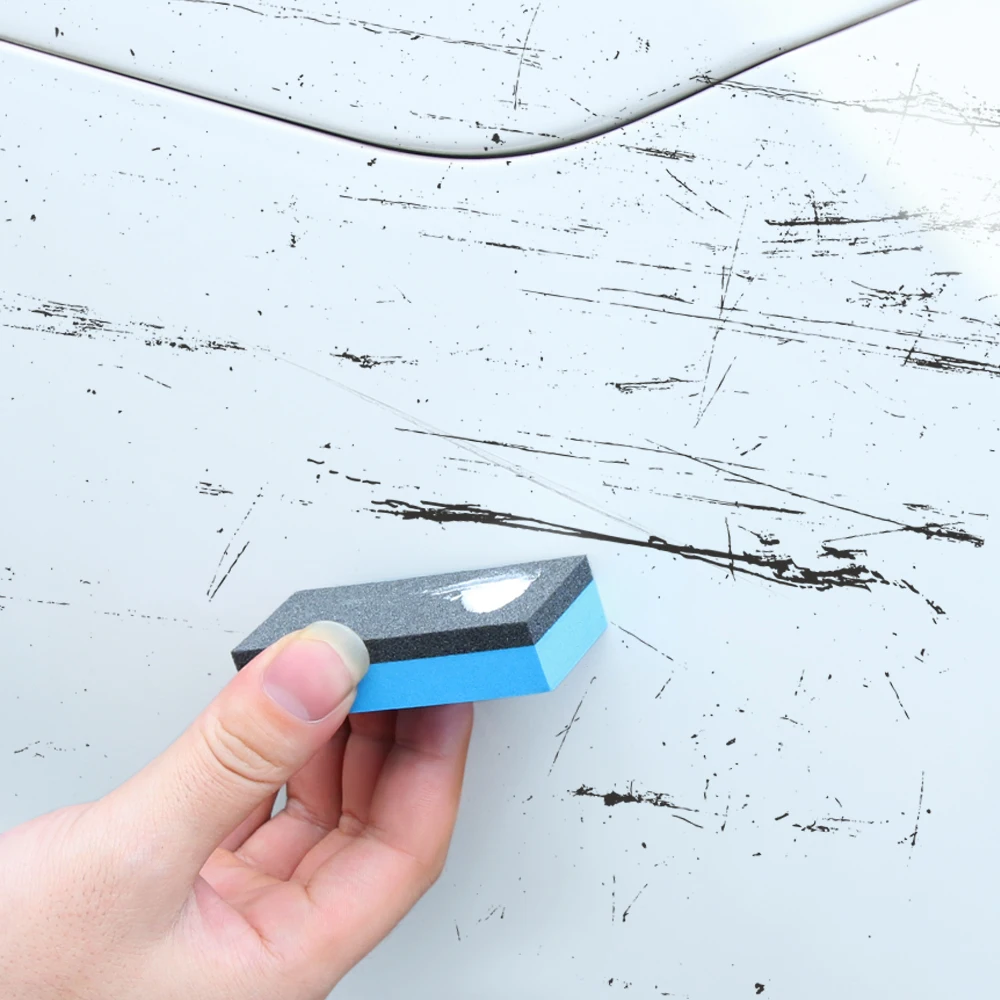 15g Car Body Compound Paste Set Scratch Paint Care Auto Polishing Grinding Compound Sponge Repair Kit Paint Maintenance Care