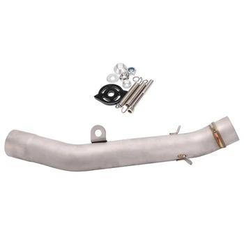 

Motorcycle Exhaust Middle Pipe Link Connect Universal for Kawasaki Z800 2013-2016 Stainless Steel Anti-Corrosion Pipe