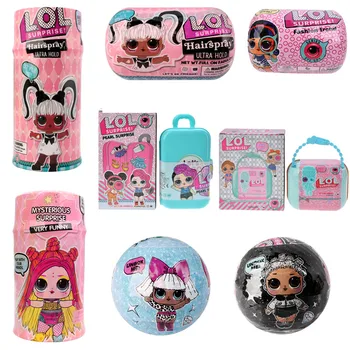 

L.O.L . SURPRISE Original Box HAIR GOALS DIY Girl's toy Magic DIY Action Figure Model Children Birthday Christmas Gifts