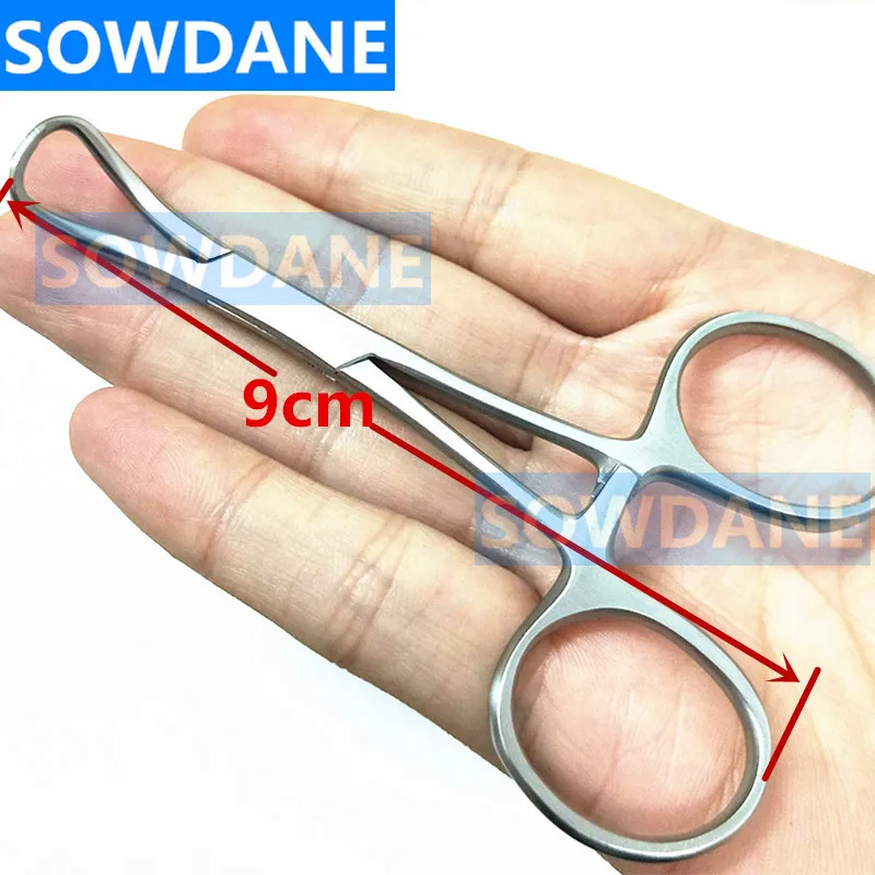 Стоматологическая ткань Полотенце Forcep платок инструмент Инструмент Уход за полостью рта ИНСТРУМЕНТ для отбеливания зубов - Цвет: 4 pieces 9cm