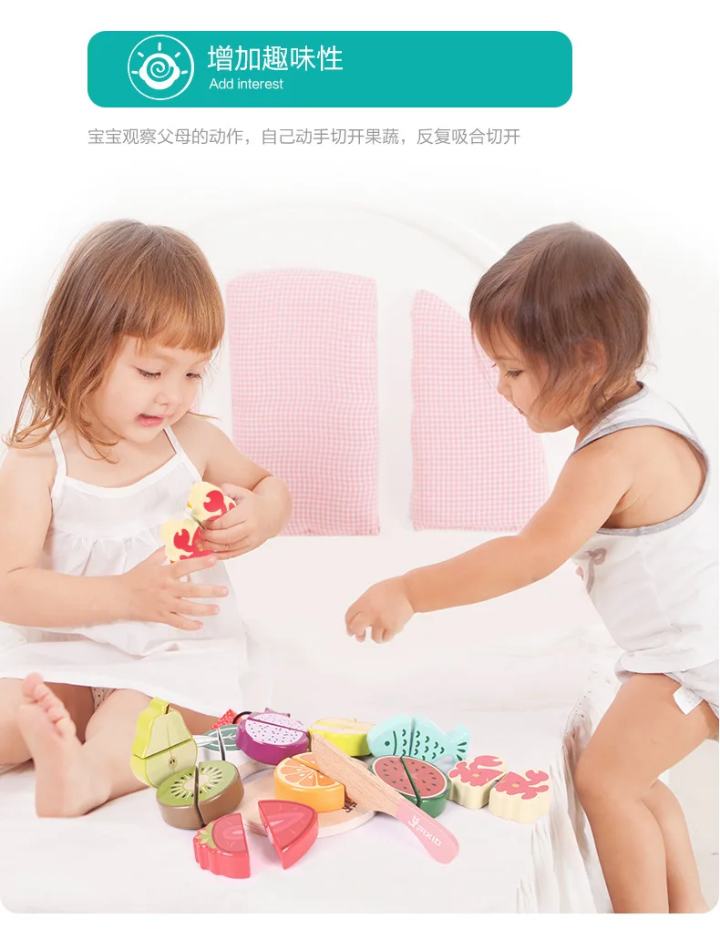 Ming Tower A8201 овощерезка для фруктов и овощей, цветная Когнитивная резка, игровой домик, набор кухонных игрушек