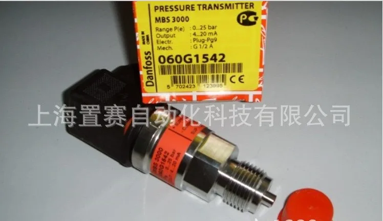 

Danfoss Danfoss MBS3000 0-25bar Pressure Sensor Transmitter Danfoss 060G1542